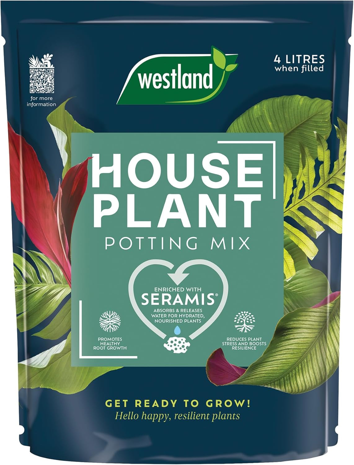 Houseplant Potting Mix 4L Peat Free Soil