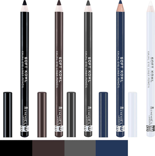 Soft Kohl Kajal Professional Eyeliner Pencil, Jet Black