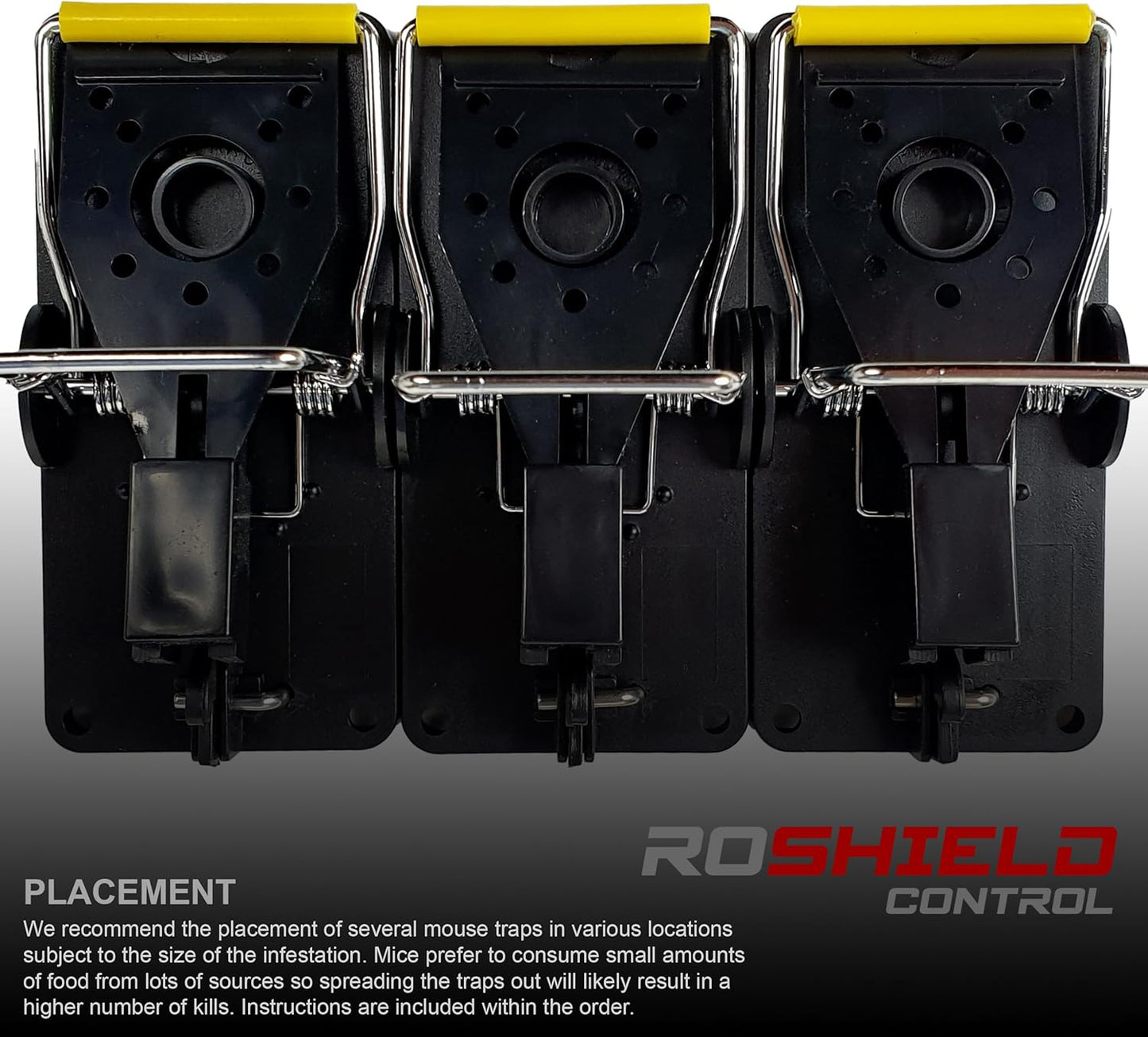 6 X Mouse Trap, 6 Pack Heavy Duty Reusable Snap Traps That Kill Instantly, High Sensitive Mice Catcher UK, Safe and Effective Rodent Trap for Indoors and Outdoors, Easy Set-Up & Clean