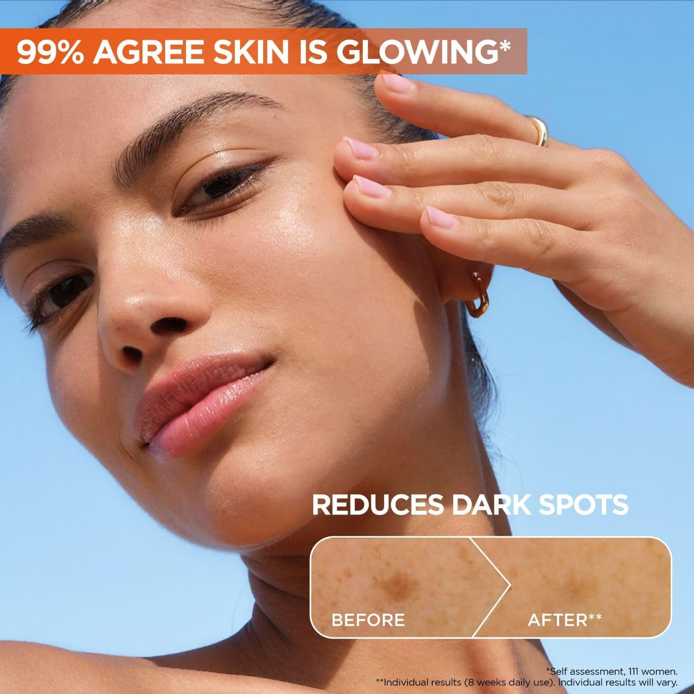 Vitamin C Brightening Serum for Face, with 4% Vitamin C, Niacinamide & Salicylic Acid, Brightens Skin, Reduces Dark Spots & Evens Skin Tone, Serum 30Ml