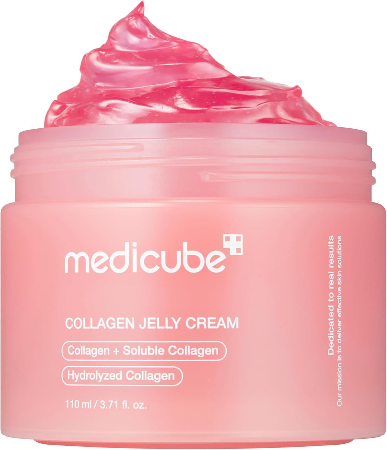 Collagen Jelly Cream- Niacinamide & Freeze-Dried Hydrolyzed Collagen-Boosts Skin Barrier Hydration & Gives 24H Glow & Firmer Looking Skin | No Artificial Color, Korean Skincare 110Ml