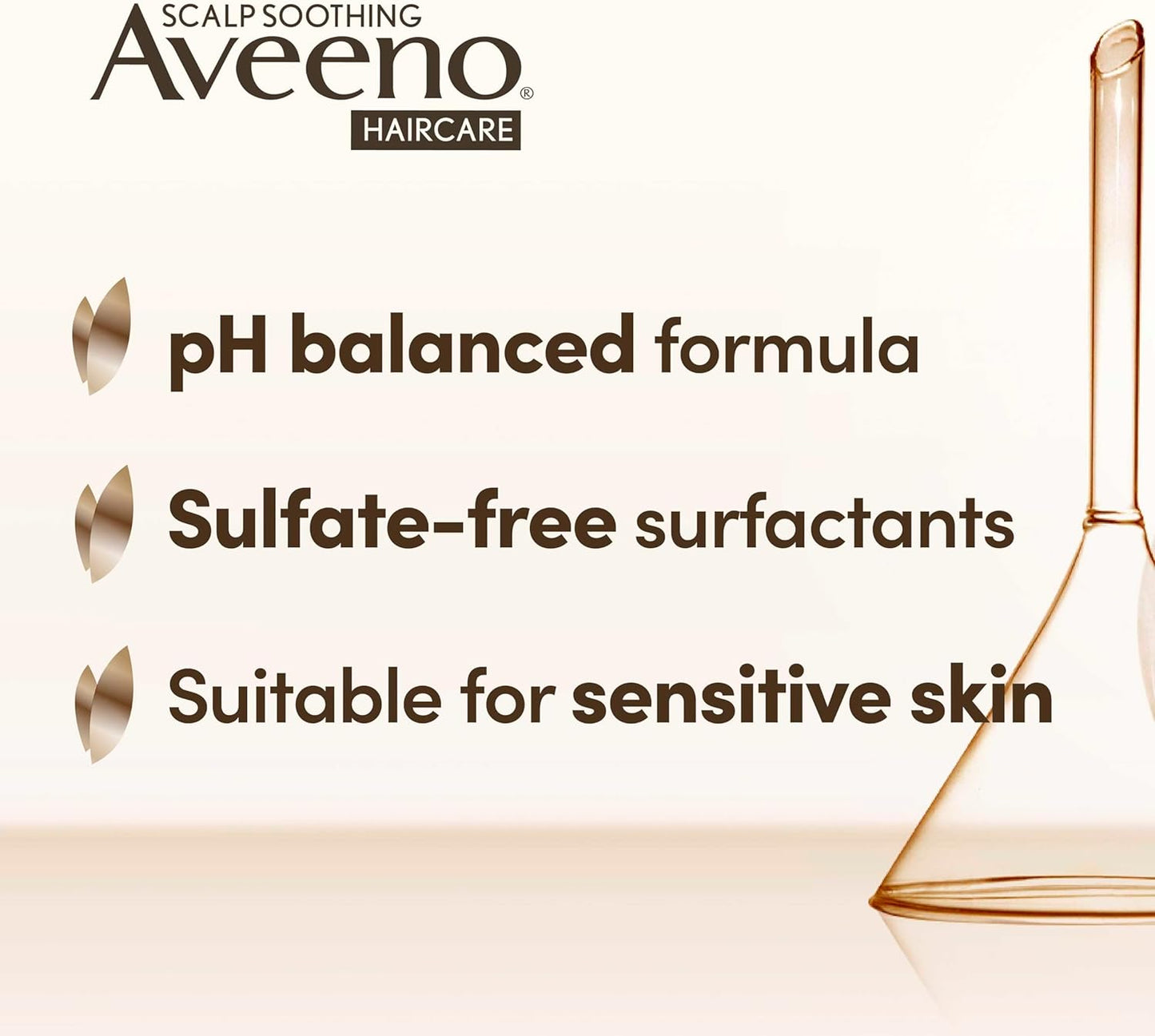 Scalp Soothing Haircare Clarify & Shine Shampoo, Apple Cider Vinegar Blend, for All Hair Types, Soothes Dry, Itchy & Flaky Scalp, Clinically Proven, Sulfate Free, 300Ml