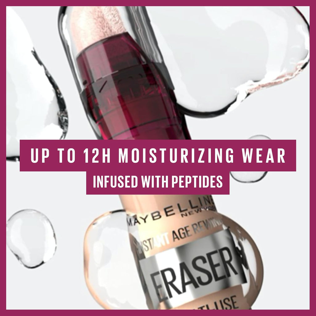 Concealer Instant anti Age Eraser Eye Concealer, Dark Circles and Blemish Concealer, Ultra Blendable Formula Dermatologist Tested & Suitable for Sensitive Skin 01 Light