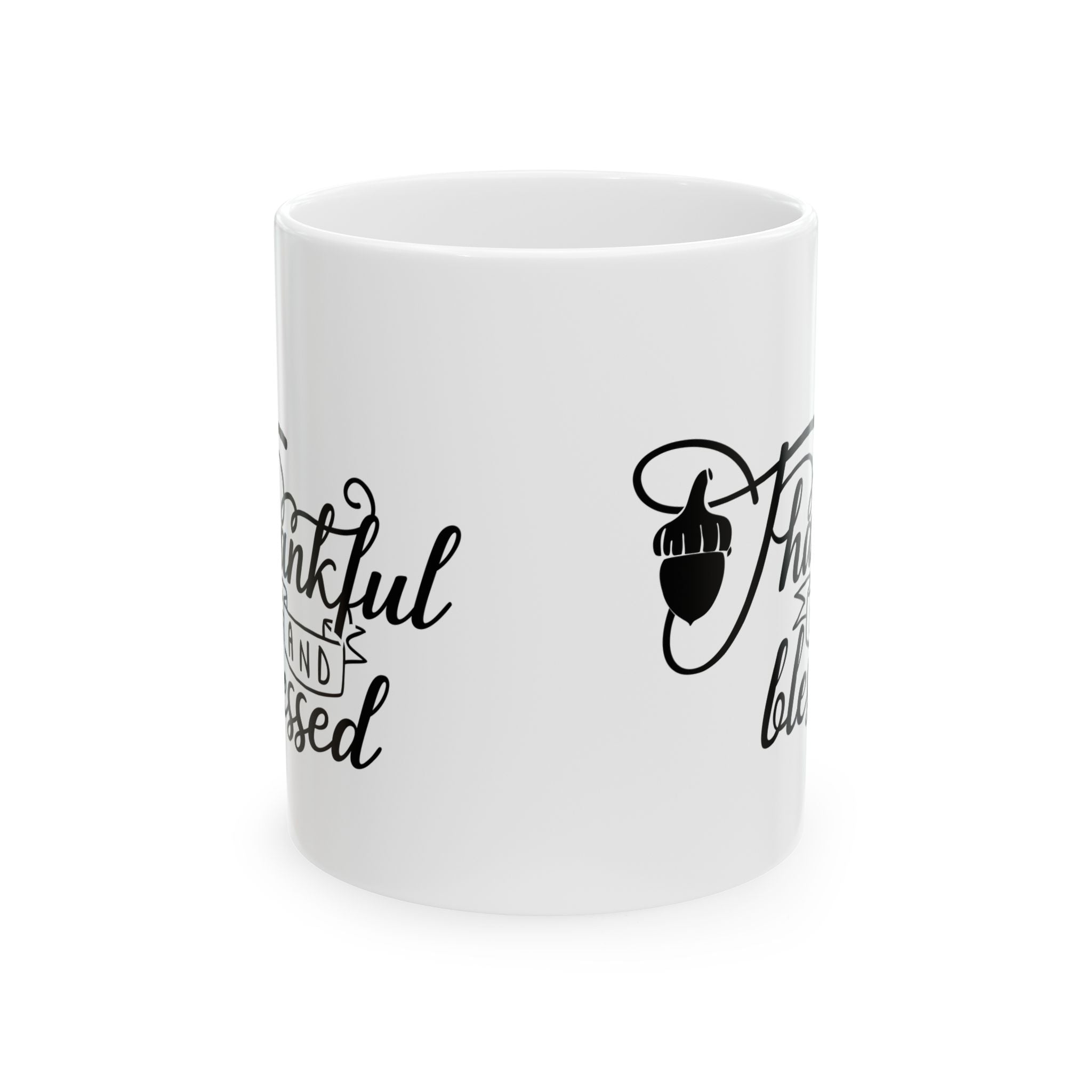 Thankful & Blessed Ceramic Mug 11oz