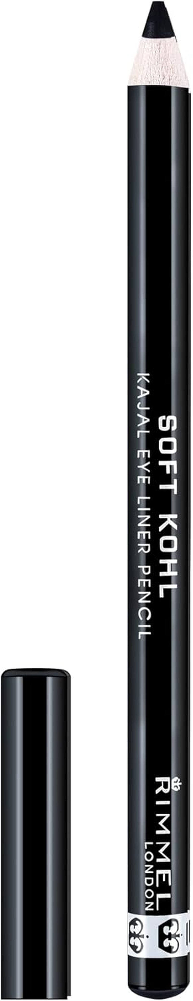 Soft Kohl Kajal Professional Eyeliner Pencil, Jet Black