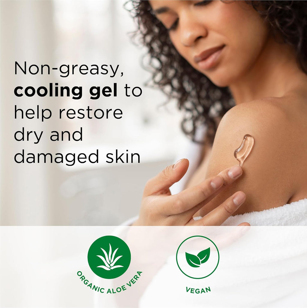, Organic Aloe Vera Gel, Natural, Vegan, Cruelty Free, Paraben & SLS Free, Cooling, Soothing, 100Ml