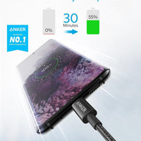 USB C to USB C Charger Cable, New Nylon (6 Ft, 2-Pack), 60W (3A) for Iphone 17/16/15, Ipad Pro, Samsung Galaxy, Macbook Pro,And More