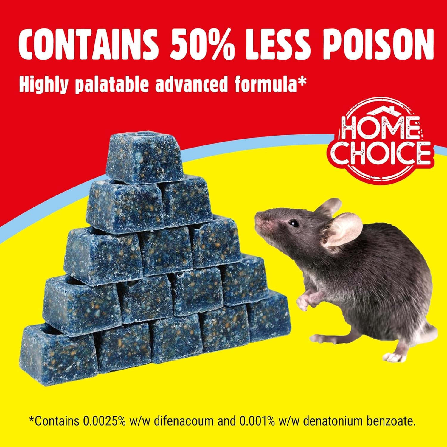 All-Weather Rodent Block - 30 X 10G, for Mice and Rats, Damp-Proof, Weather-Resistant - Super Strength and Highly Effective, Pet Safe, Blue