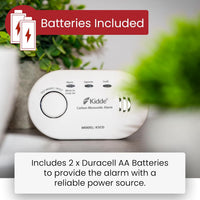 5CO Carbon Monoxide Alarm and Detector with AA Batteries - 10 Year Sensor Life CO Alarm for Home
