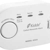 5CO Carbon Monoxide Alarm and Detector with AA Batteries - 10 Year Sensor Life CO Alarm for Home
