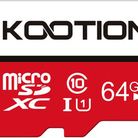 64GB Micro SD Card, UHD Video for Gopro, Action Camera, Drone, Smartphone, R/W up to 80/20Mb/S Microsdxc Memory Card UHS-I U1 Class 10