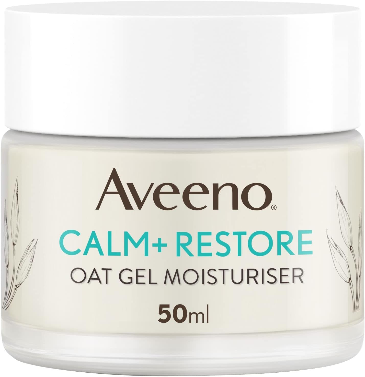 Face Calm+Restore Oat Gel Moisturiser (1X 50Ml), Face Moisturiser to Instantly Soothe and Replenish the Skin'S Moisture Barrier, Intensely Nourishing Day Cream, Suitable for Sensitive Skin