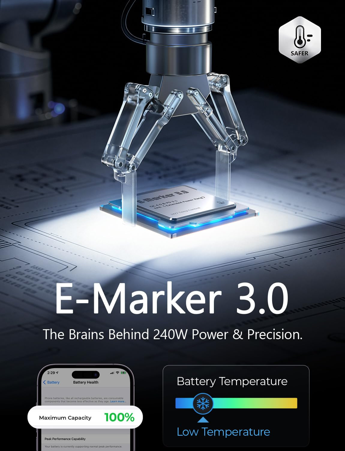 240W USB C to USB C Cable [2-Pack 2M] USB C Charger Cable, Nylon Type C Charger Cable Fast Charging for Iphone 17 16 15 Pro Max, Macbook Pro/Air, Ipad Pro, Galaxy S25 S24, Switch 2, Steam Deck