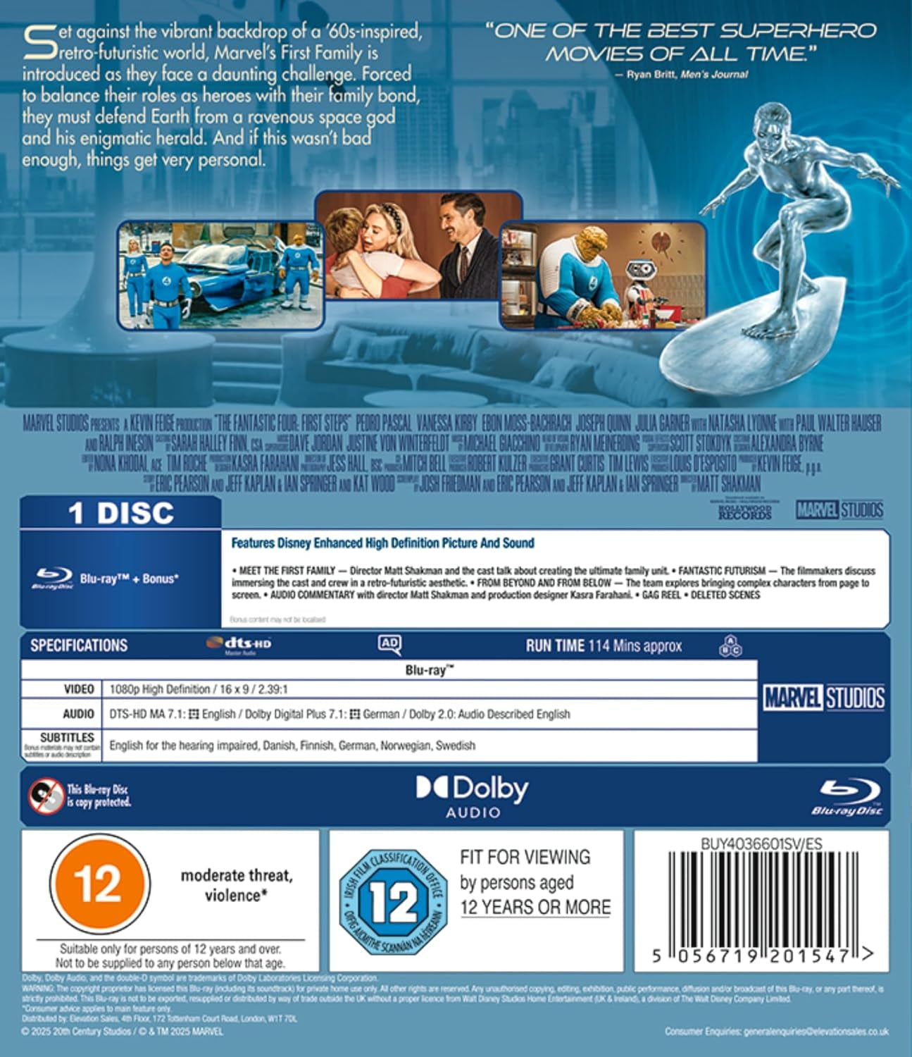 Marvel Studios' the Fantastic Four: First Steps BD