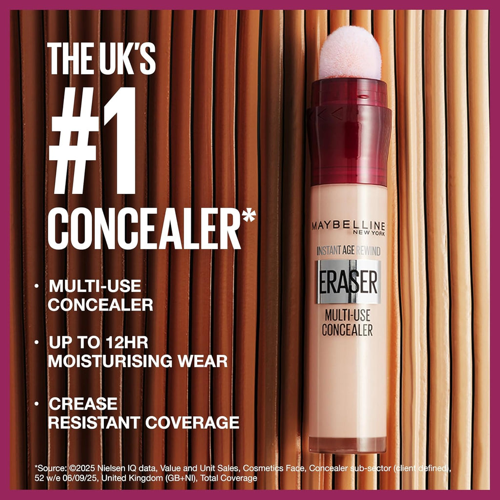 Concealer Instant anti Age Eraser Eye Concealer, Dark Circles and Blemish Concealer, Ultra Blendable Formula Dermatologist Tested & Suitable for Sensitive Skin 01 Light