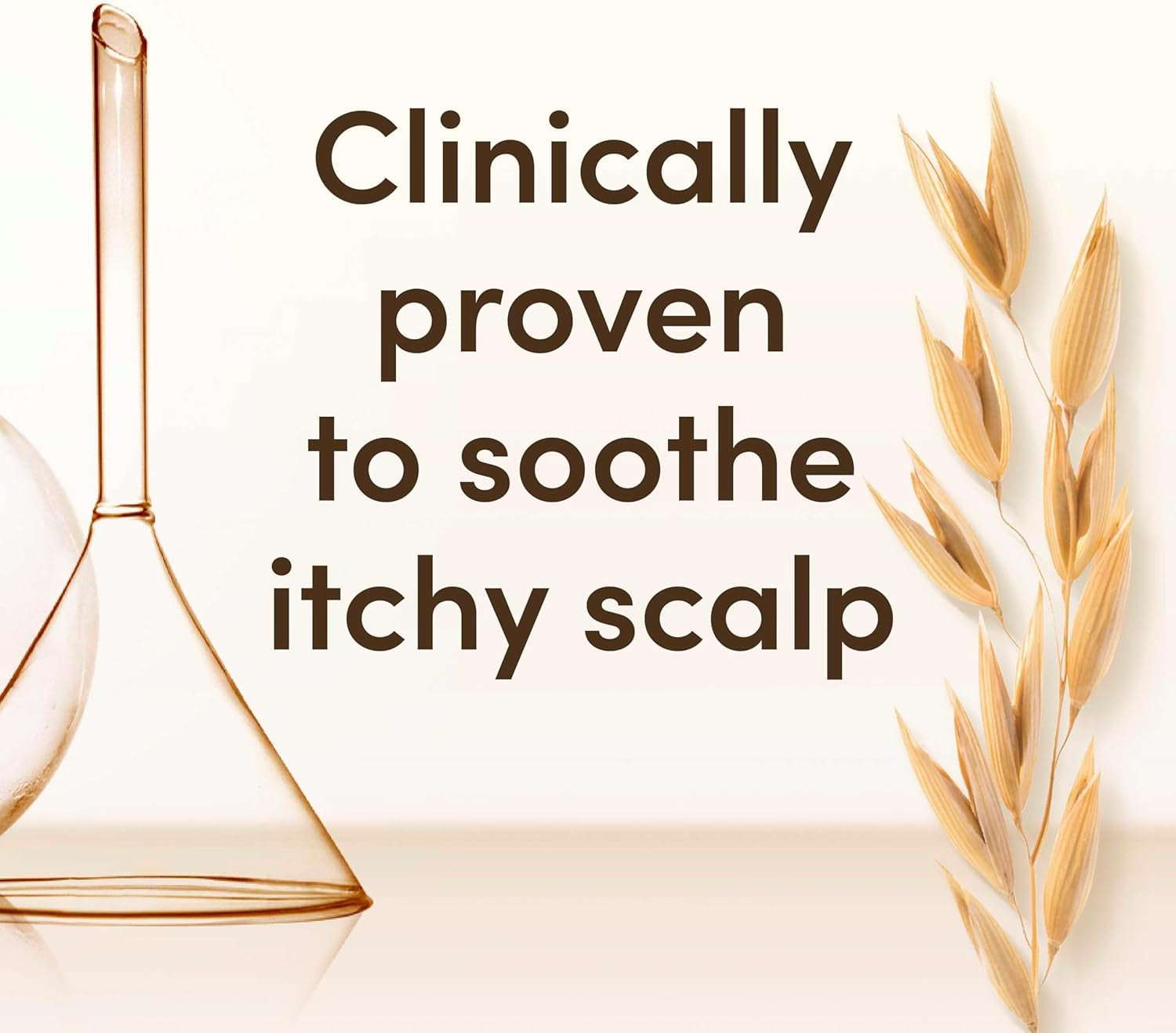 Scalp Soothing Haircare Clarify & Shine Shampoo, Apple Cider Vinegar Blend, for All Hair Types, Soothes Dry, Itchy & Flaky Scalp, Clinically Proven, Sulfate Free, 300Ml