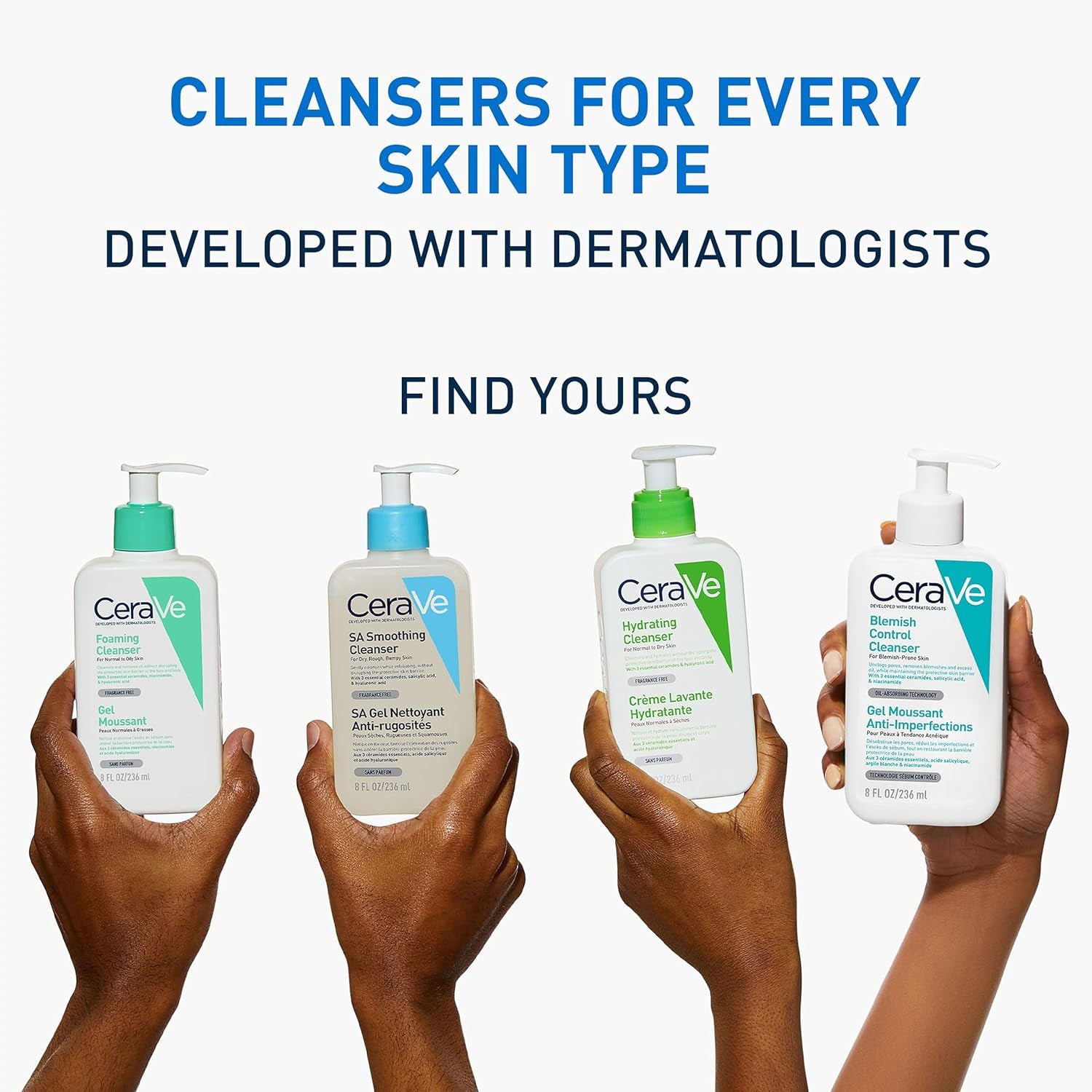 Cerave Blemish Control Face Cleanser with 2% Salicylic Acid & Niacinamide for Blemish-Prone Skin 236Ml