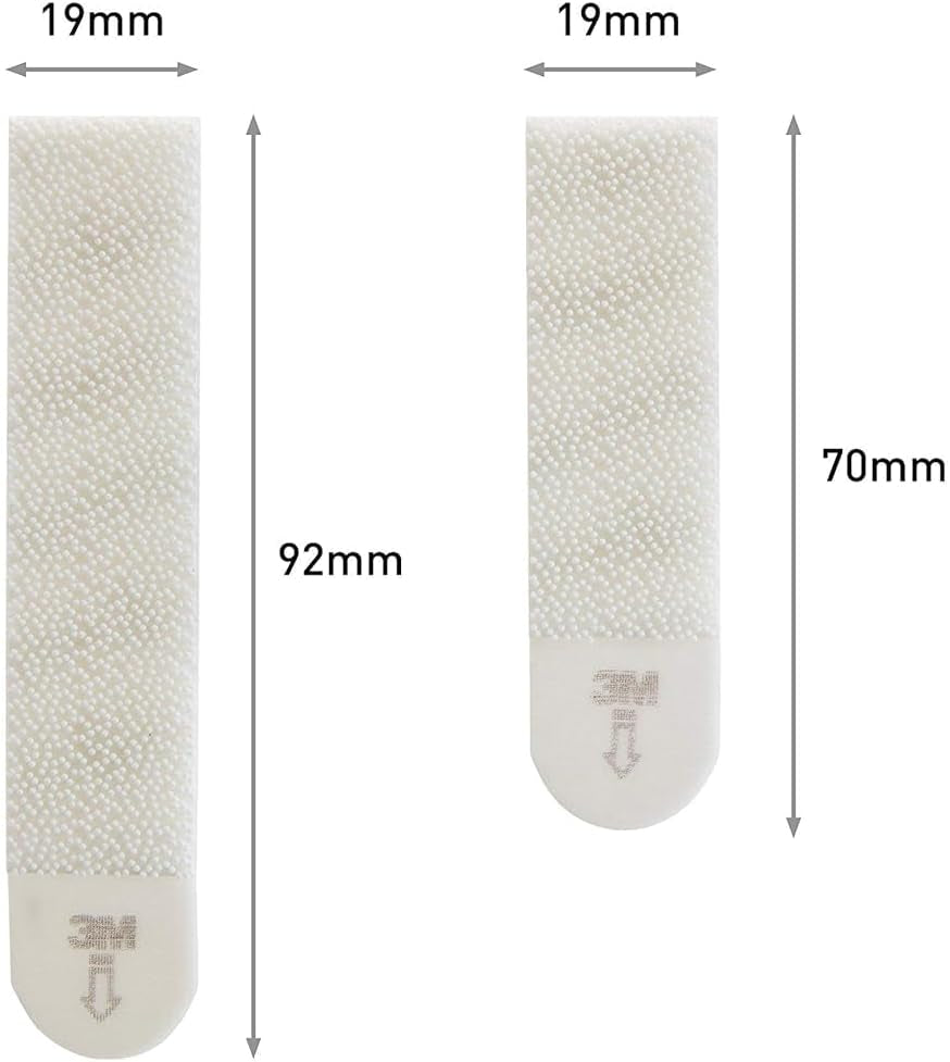 Picture Hanging Strips, Value Pack - 8 Pairs of Medium (16 Strips), 8 Pairs of Large (16 Strips) - for Pictures, Frames, Mirrors, Wall Décor - Damage Free Hanging