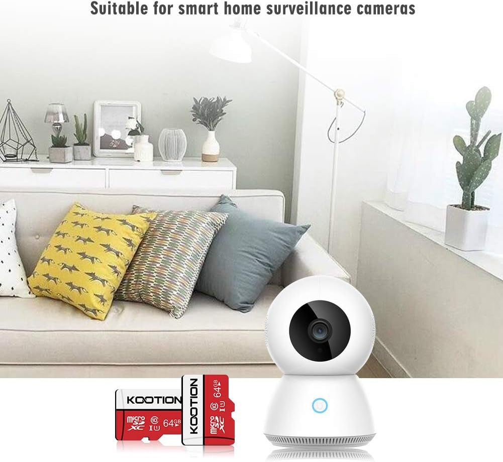 64GB Micro SD Card, UHD Video for Gopro, Action Camera, Drone, Smartphone, R/W up to 80/20Mb/S Microsdxc Memory Card UHS-I U1 Class 10