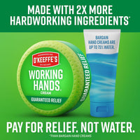 O’Keeffe’S Working Hands, 96G Jar - Hand Cream for Extremely Dry, Cracked Hands | Instantly Boosts Moisture Levels, Creates a Protective Layer & Prevents Moisture Loss