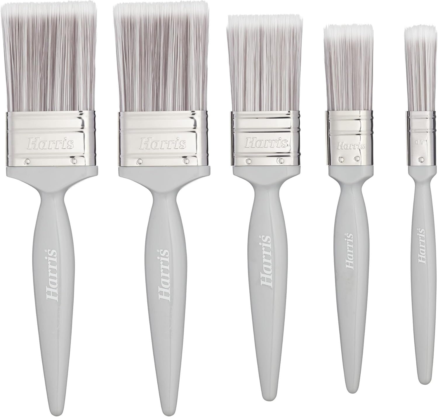 Essentials Walls & Ceilings Paint Brush Set | Pack of 5 | 0.5", 1", 1.5", 2"
