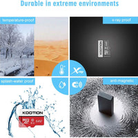 64GB Micro SD Card, UHD Video for Gopro, Action Camera, Drone, Smartphone, R/W up to 80/20Mb/S Microsdxc Memory Card UHS-I U1 Class 10