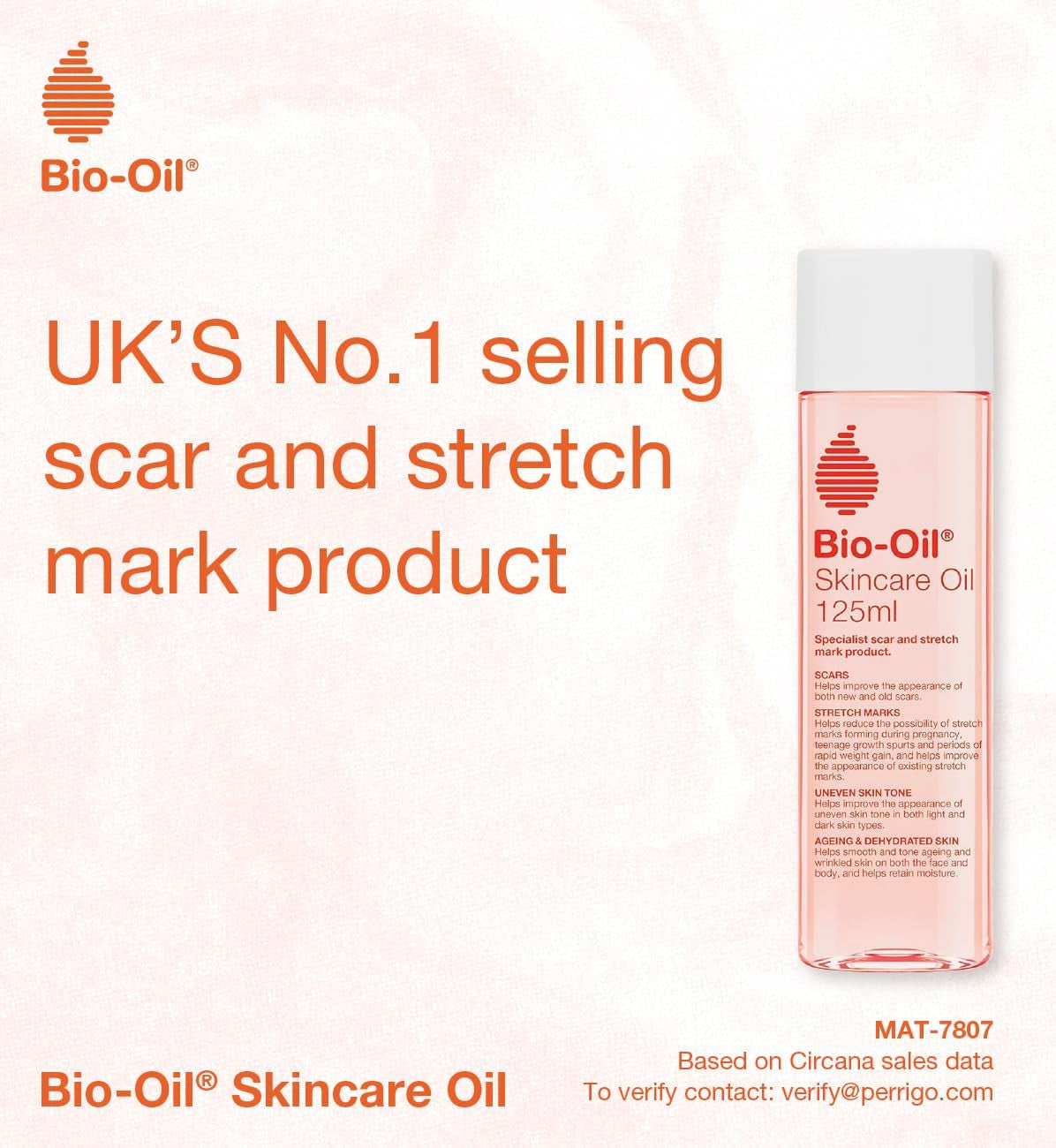 Bio Oil Body Skin Care Oil (200Ml) - Firming Skincare That Reduces Appearance of Stretch Marks & Scars - Grease Free Moisturiser Lotion - with Vitamin E & Vitamin A