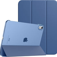 Case for Ipad (A16) 11Th Generation 11 Inch 2025/Ipad 10Th Generation 10.9 Inch 2022, Slim Stand Cover with Hard Translucent Back, Support Touch ID, Auto Wake/Sleep, Abyss Blue