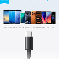 USB C Charger Cable, 2-Pack 3 Ft (0.9 M) USB to USB C Cable, USB a to USB C Braided Phone Charger Cable for Iphone 17/16/15, Ipad Pro, Samsung Galaxy, Macbook Pro,And More