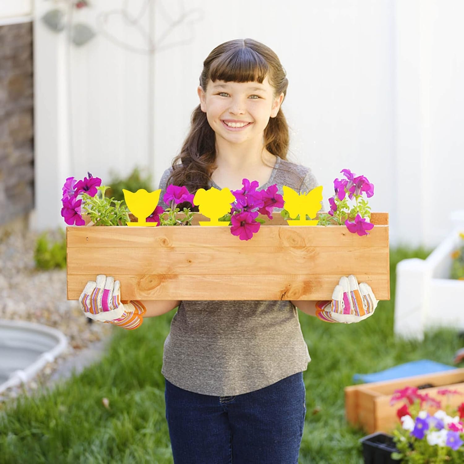 30 PCS Fruit Fly Traps, Double-Sided Fungus Gnat Sticky Catcher for Multiple Insects, Plant Fly Control Indoor (30 PCS Yellow)