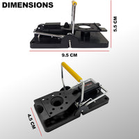 6 X Mouse Trap, 6 Pack Heavy Duty Reusable Snap Traps That Kill Instantly, High Sensitive Mice Catcher UK, Safe and Effective Rodent Trap for Indoors and Outdoors, Easy Set-Up & Clean