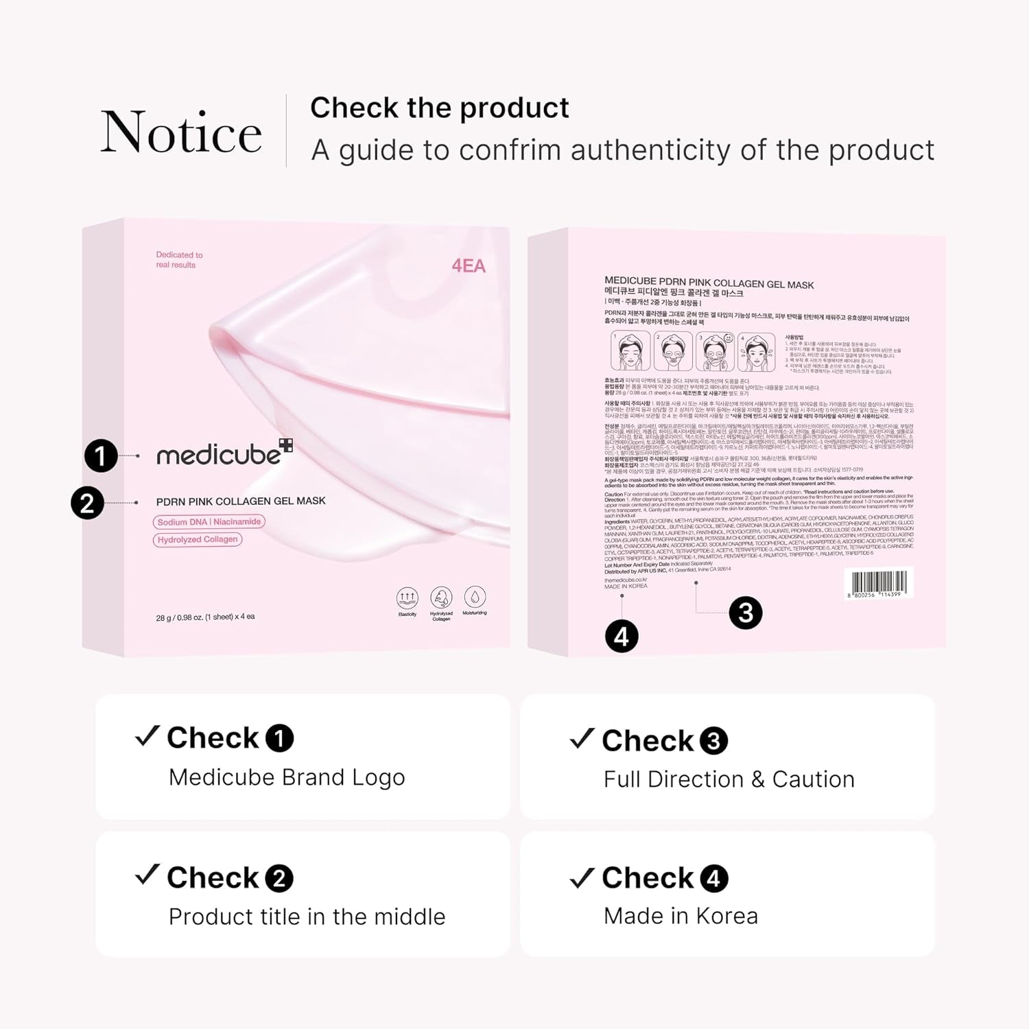 Salmon DNA PDRN Pink Collagen Jelly Gel Mask | Overnight Face Mask for Glass Glow Skin- Elasticity, Hydrating, Firming and Moisturising | Korean Skincare, 28G, 4Ea