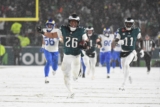 Saquon Barkley, Jalen Hurts guide Eagles past Rams, into NFC title game