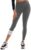 Leafigure Fleece Lined Leggings Women, High Waist Thermal Winter Thick Leggings for Workout Gym Stretchy Yoga Tights