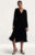 M&S X Ghost Womens Black Velvet Midi Dress