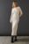 Warehouse Womens Maxi Dress Ivory Knitted Long Sleeve Crew Neck Casual