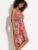 Pour Moi Gold Chain High Neck Beach Dress – Orange Floral