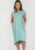 New Italian Lagenlook Quirky Boho Jersey Soft Plain Cotton Stretch Pocket Dress