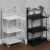 3/5 Tier Folding Metal Storage Rack Bookcase Shelving Livingroom Bathroom Stand