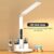 LED Reading Desk Lamp Dimmable USB Double Head Foldable Table Night Light White