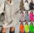 Women Chunky Knitted High Polo Roll Neck Baggy Oversized Winter Jumper Dress Top