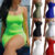 Women Mini Bodycon Tank Dress Ladies Spaghetti Strap Sexy Party Club Dresses