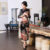 Women Summer Long Qipao 3/4 Dress Sleeves Chinese Traditional Ice Silk Cheongsam