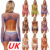 UK Women’s See Through Fishnet Mini Dress Cut Out Long Sleeve Bodycon Dress