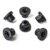 5 x plastic nut for wheelhouse shell for BMW Mercedes Benz | 16131176747