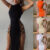 Women’s Sexy Mock Neck Cut Out Side Lace Up Sleeveless Bodycon Maxi Tank Dress