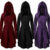 Women Gothic Punk Hooded Dress Lady Witch Christmas Party Fancy Steampunk Cloak*