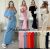 Women Crochet Off Shoulder Knitted Cover Up Dress Ladies Bardot Maxi Long Dress