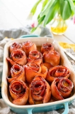 Smoked Hot Honey Ham and Cheese Roses