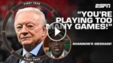 Shannon Sharpe offers STRONG ADVICE to Jerry Jones about Mike McCarthy’s future